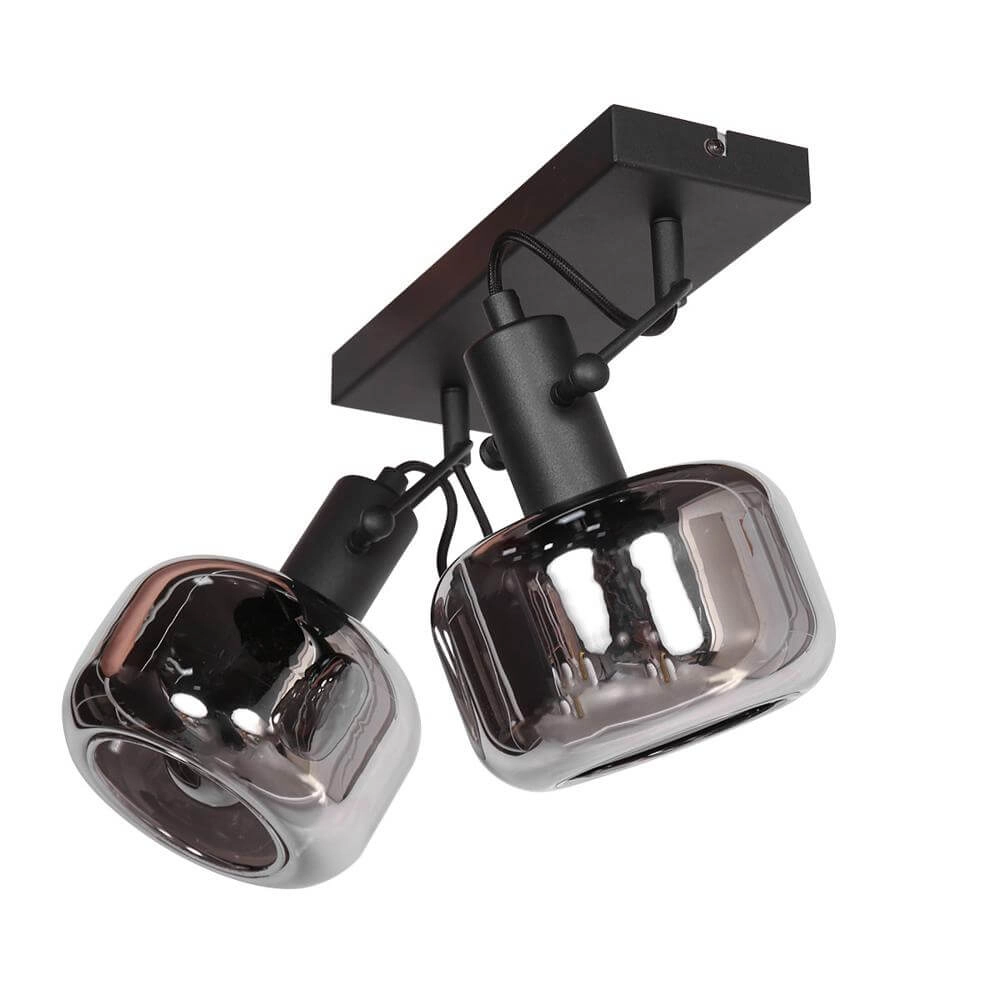 Double wall lamp Glaslic smoke glass Steinhauer 8712746174076