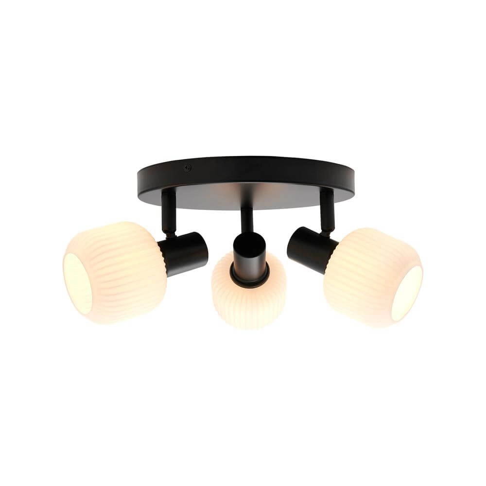 3-light ceiling lamp Milford black Nordlux 5704924018657
