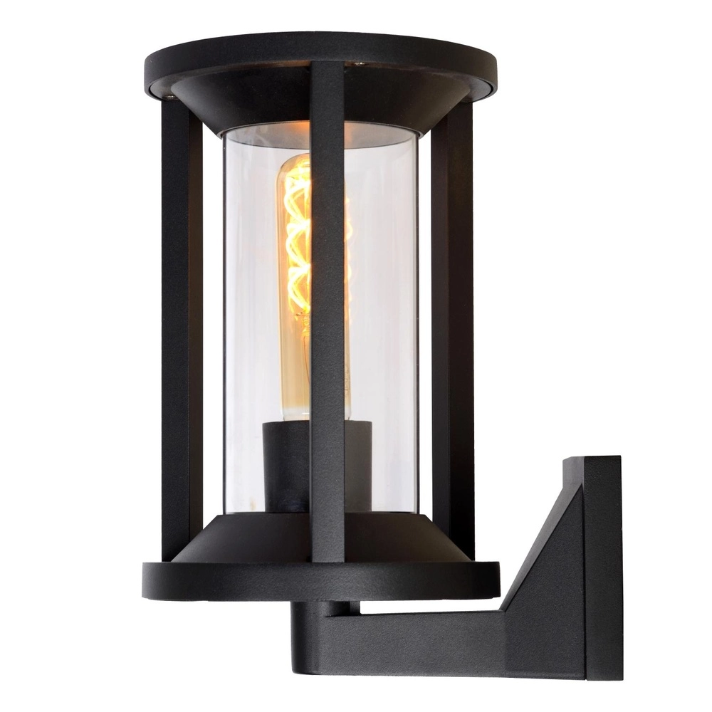 Front door lamp Cadix black IP65 Lucide 5411212151896