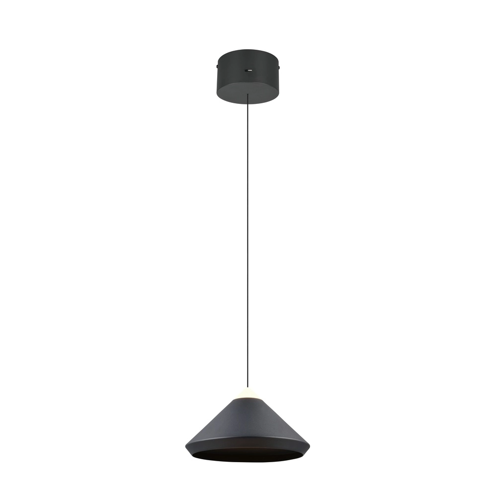 Modern pendant lamp Laguna Ø 30cm black Trio 4017807677508