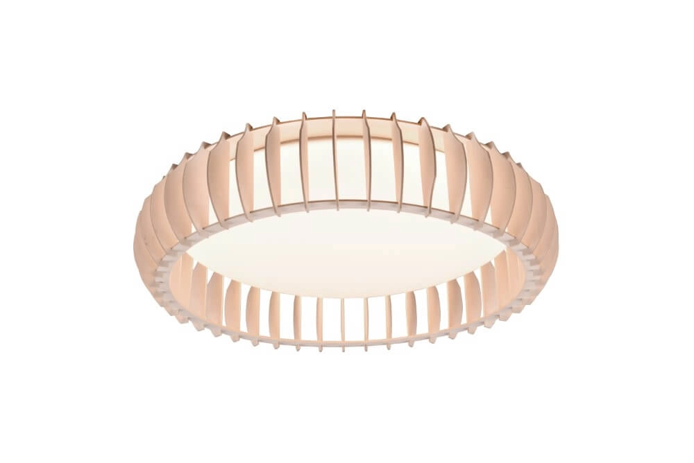 Ceiling lamp Monte 60cm wood brown Trio 4017807504613