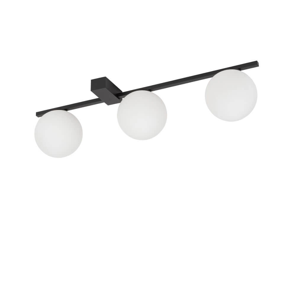 Glass pendant lamp Pik 3x white glass Lyora 5903139103015