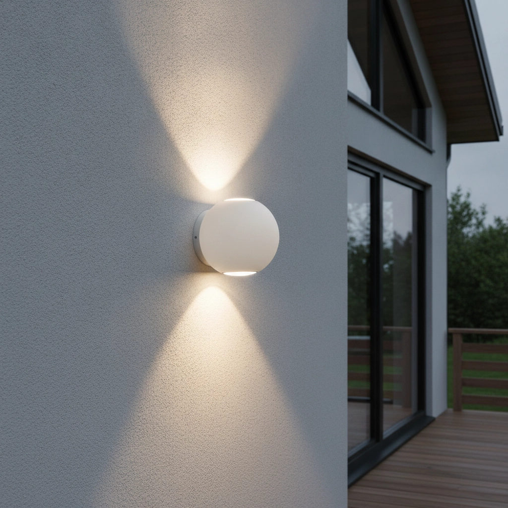 Unique wall lamp Como 2-light white