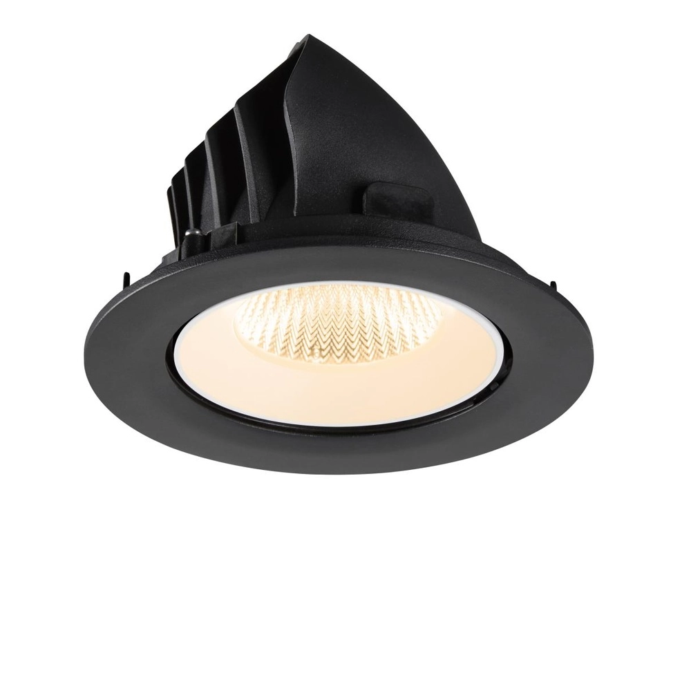 Recessed spotlight Numinos Gimble L black/white 2700K - 40deg SLV 4024163310475