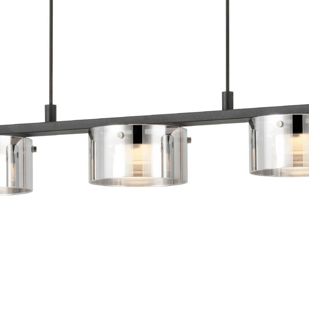 Hanging lamp with smoke glass Copillos Stars of Light 9002759398750