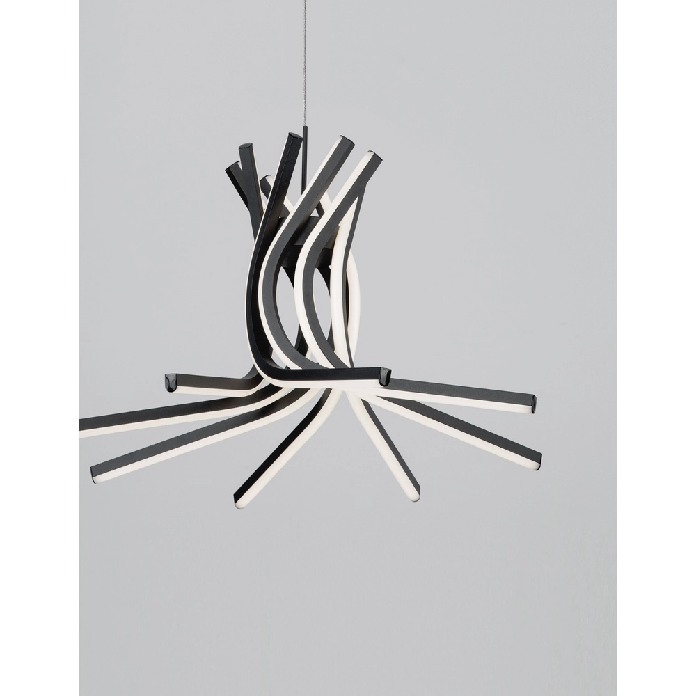 Design pendant lamp Narvi S black Ø 50cm Lyora 5212017424204