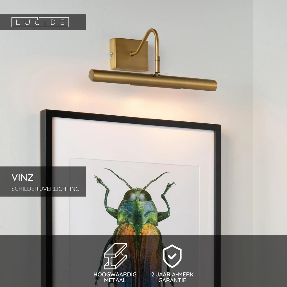 Picture lamp Vinz Gold Lucide 5411212452184