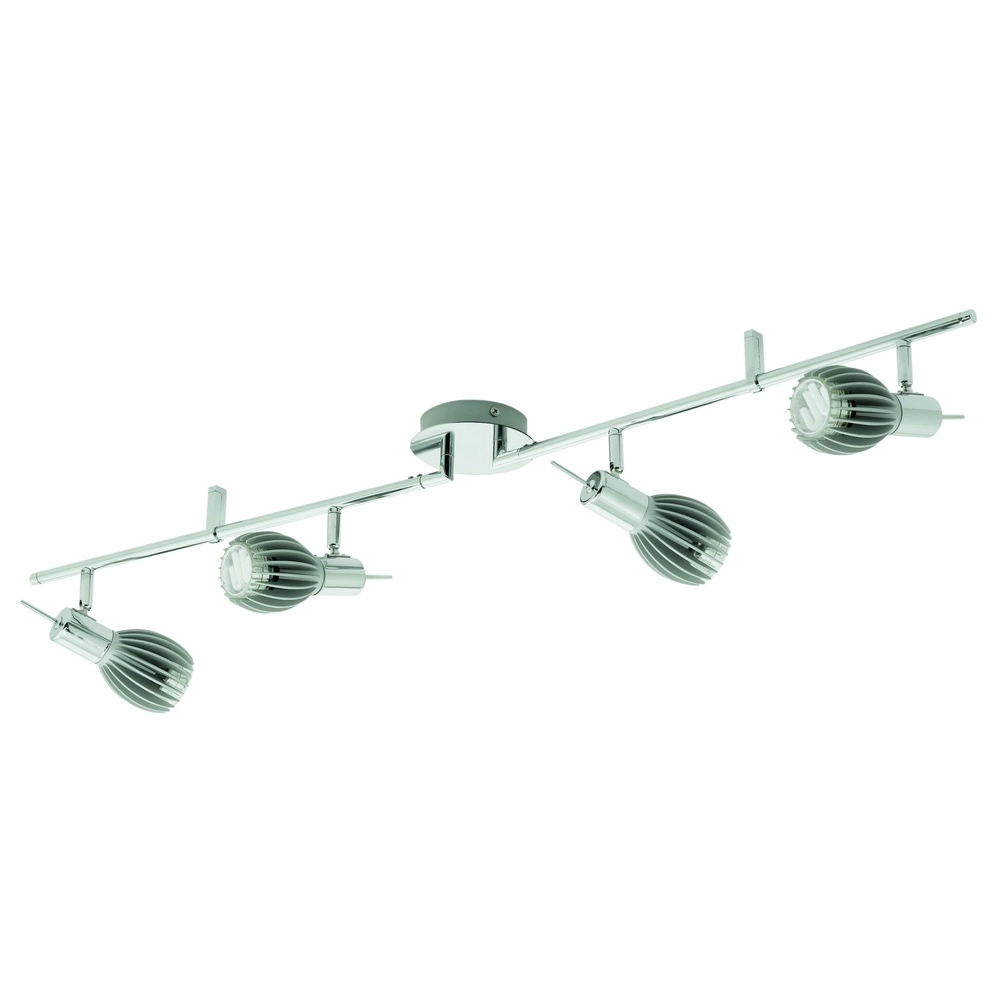 Surface-mounted spot Spico 4-light chrome