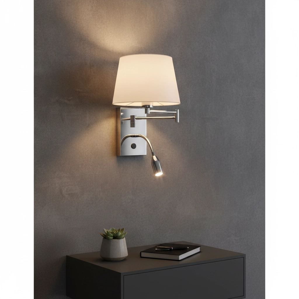 Wall lamp Cingo chrome with white Lyora 5212017403872