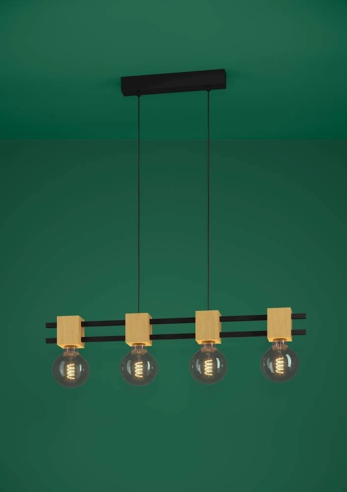 Sleek hanging lamp Levantara 4-light Stars of Light 9008606243112