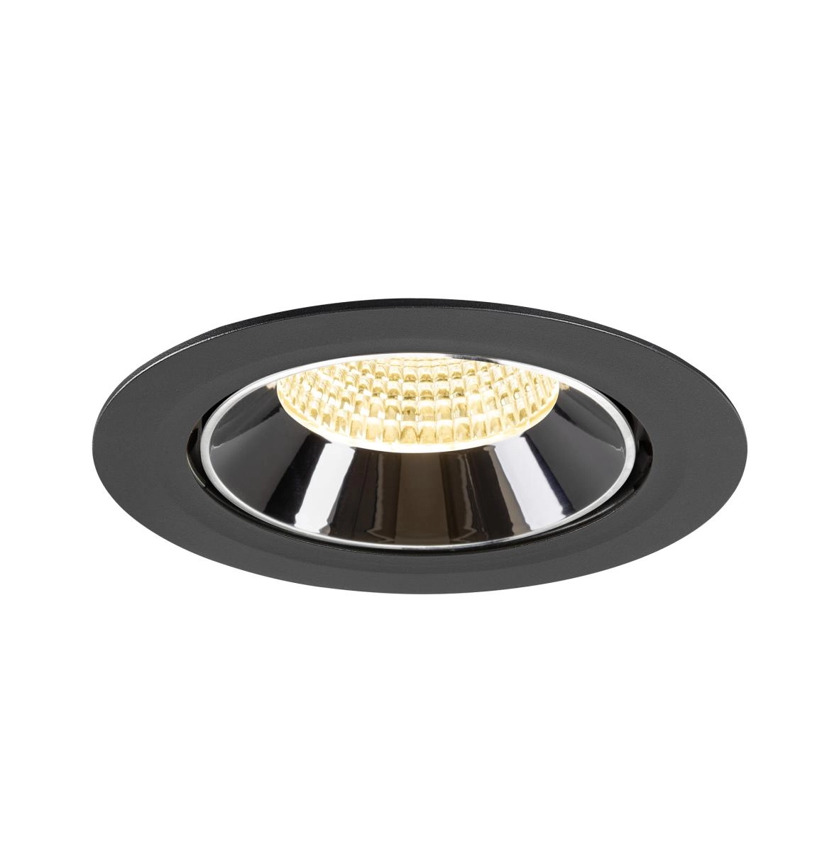 Recessed spotlight Numinos Gimble XL black/chrome 3000K - 55deg SLV 4024163308649