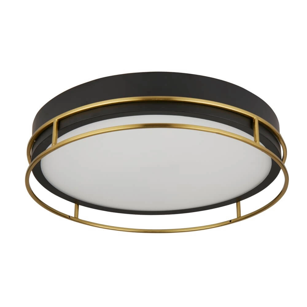 Design ceiling lamp Pheonix Ø 40cm black with gold