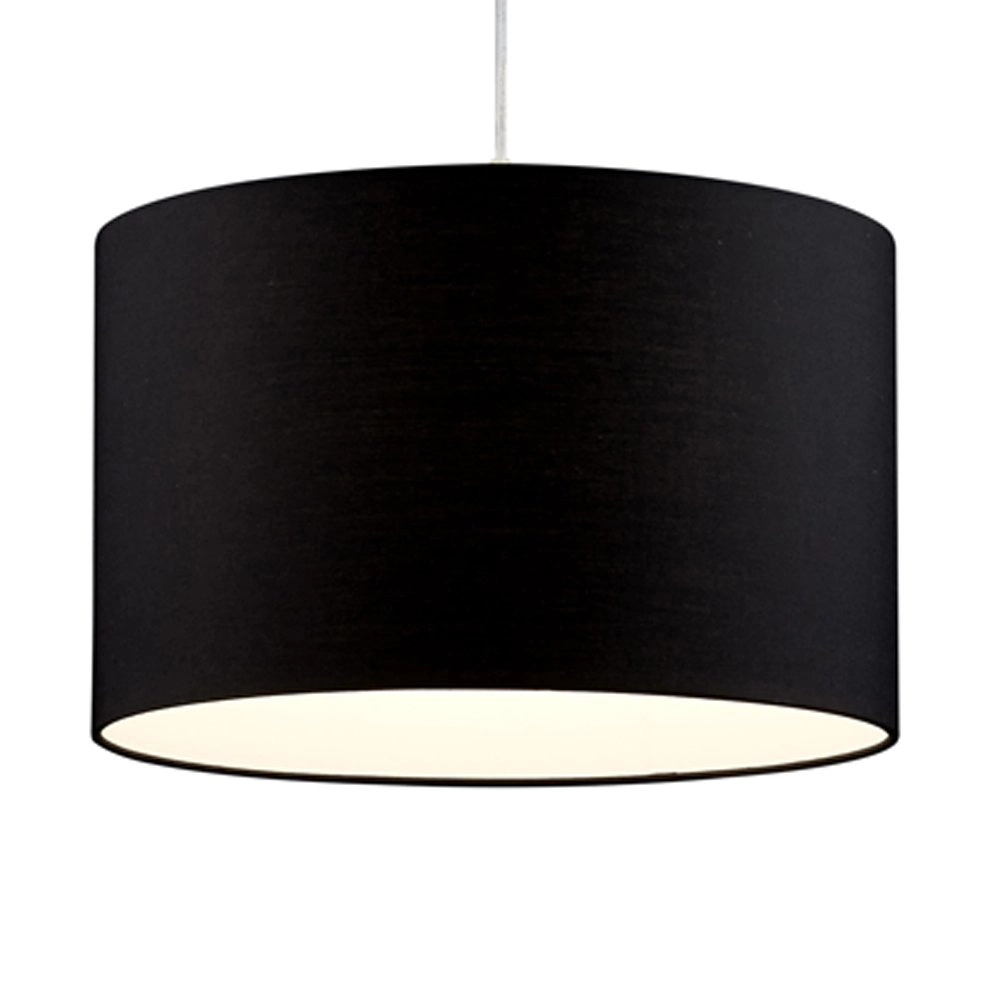 Design pendant lamp Series 4611 with black lampshade