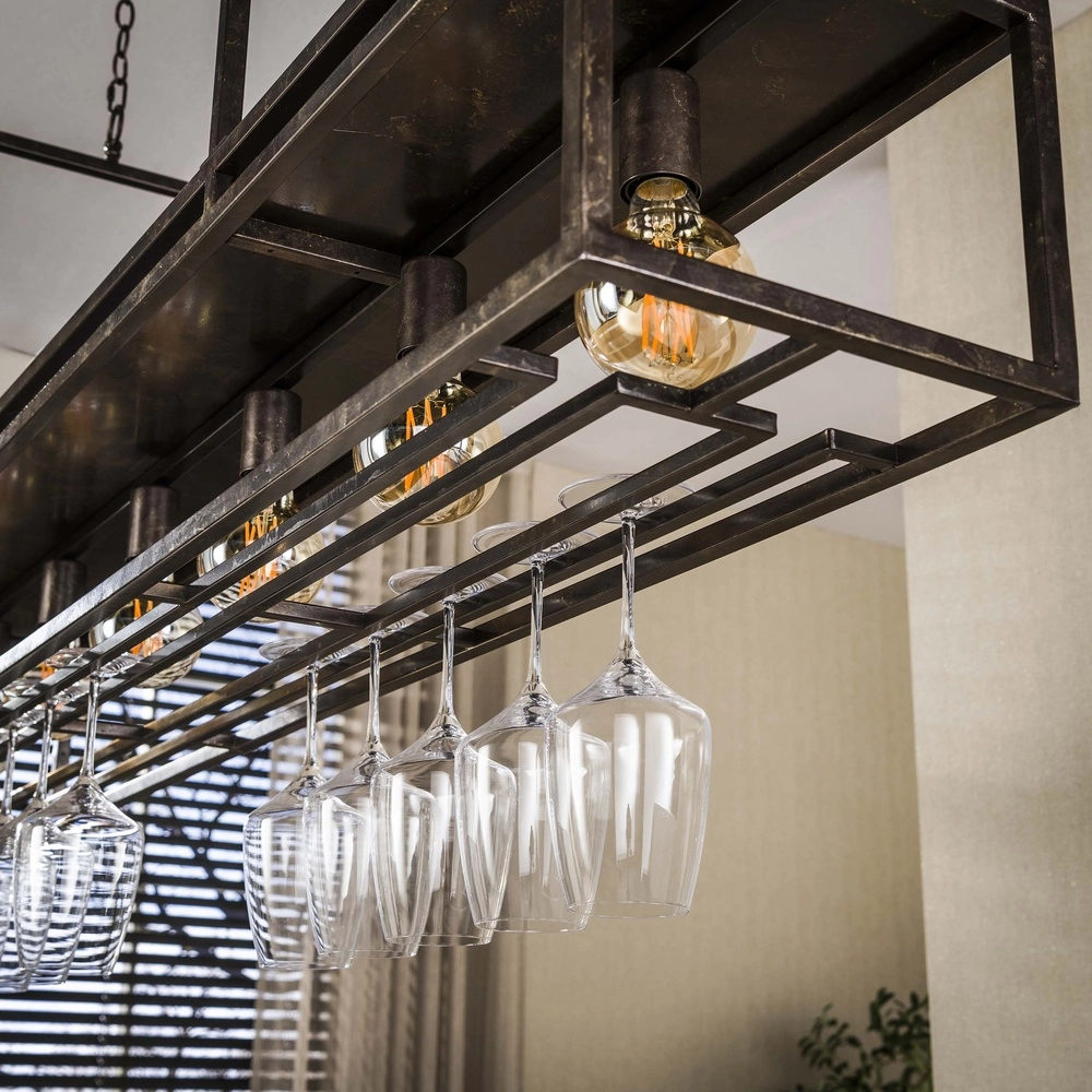 Kitchen Island Pendant Light Decorate 160cm - Urban Brown Lyora 8716803512559