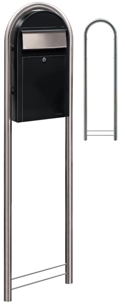 Mailbox Grande S st9005 i Structure black Bobi 6417237037275