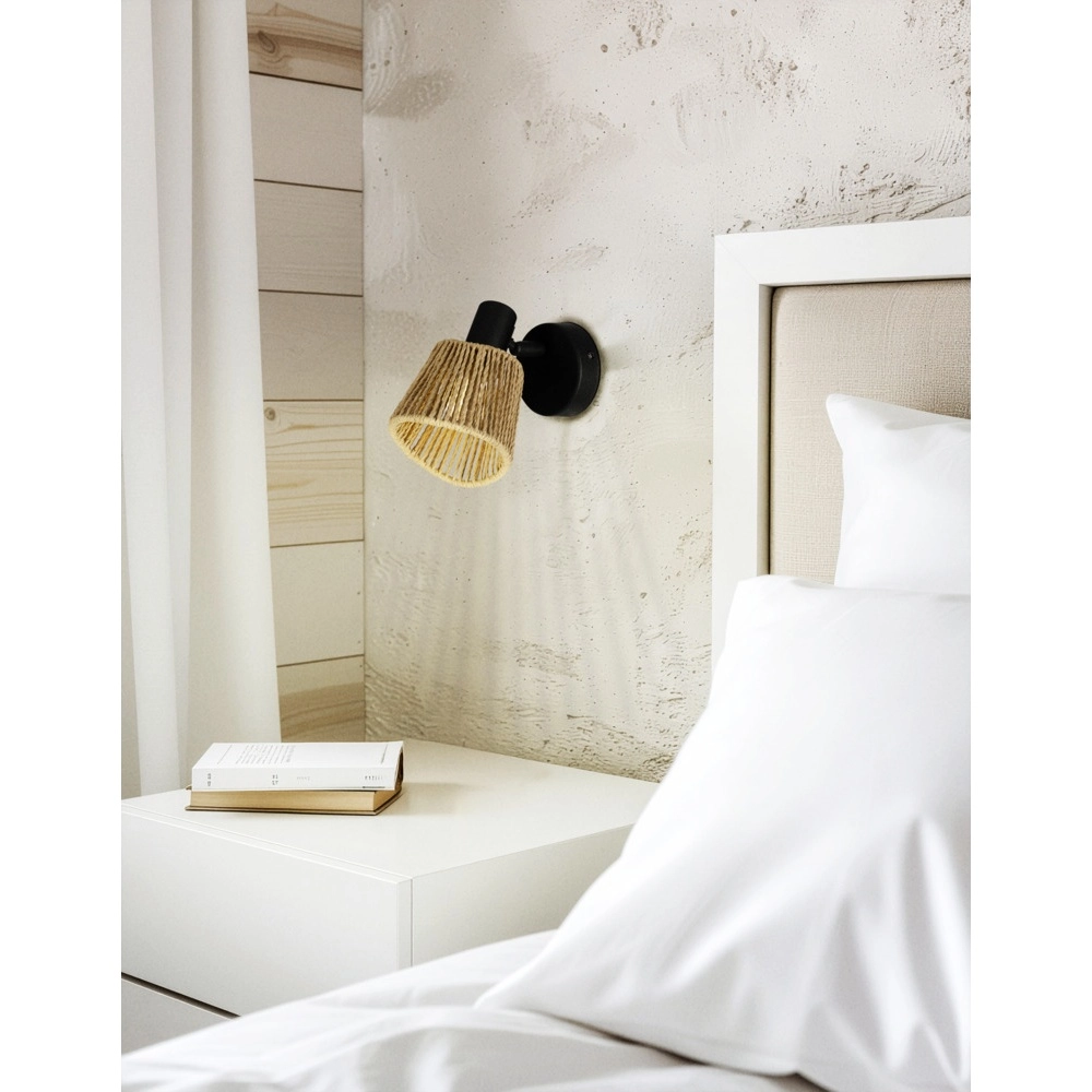 Rattan wall lamp Keelby ankle Eglo 9002759441289
