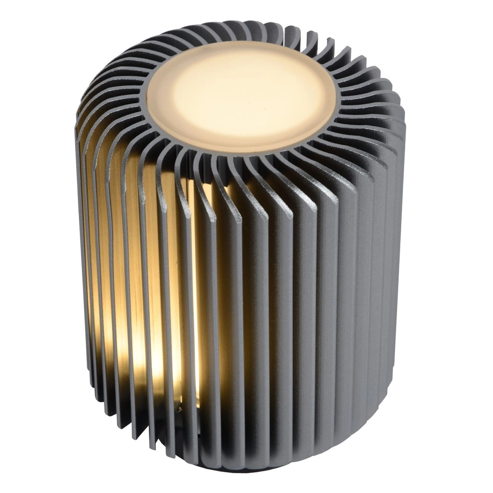 Table lamp Turbin grey Lucide 5411212262660