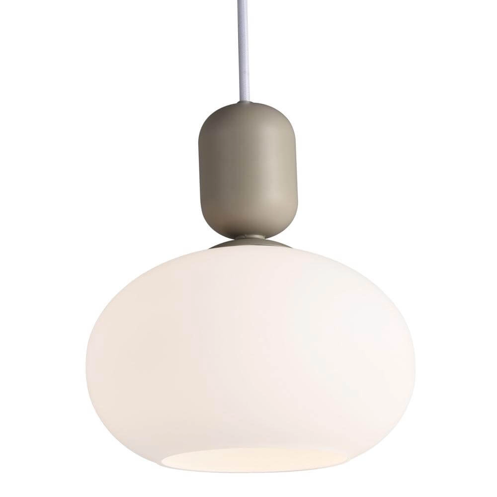 Pendant lamp Notti Grey with white Nordlux 5704924001796