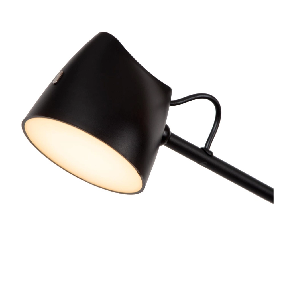 Black reading lamp Milne Design Lucide 5411212441959