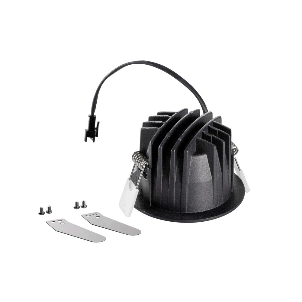 Recessed spotlight Numinos S black/white 2700K - 40deg SLV 4024163313179