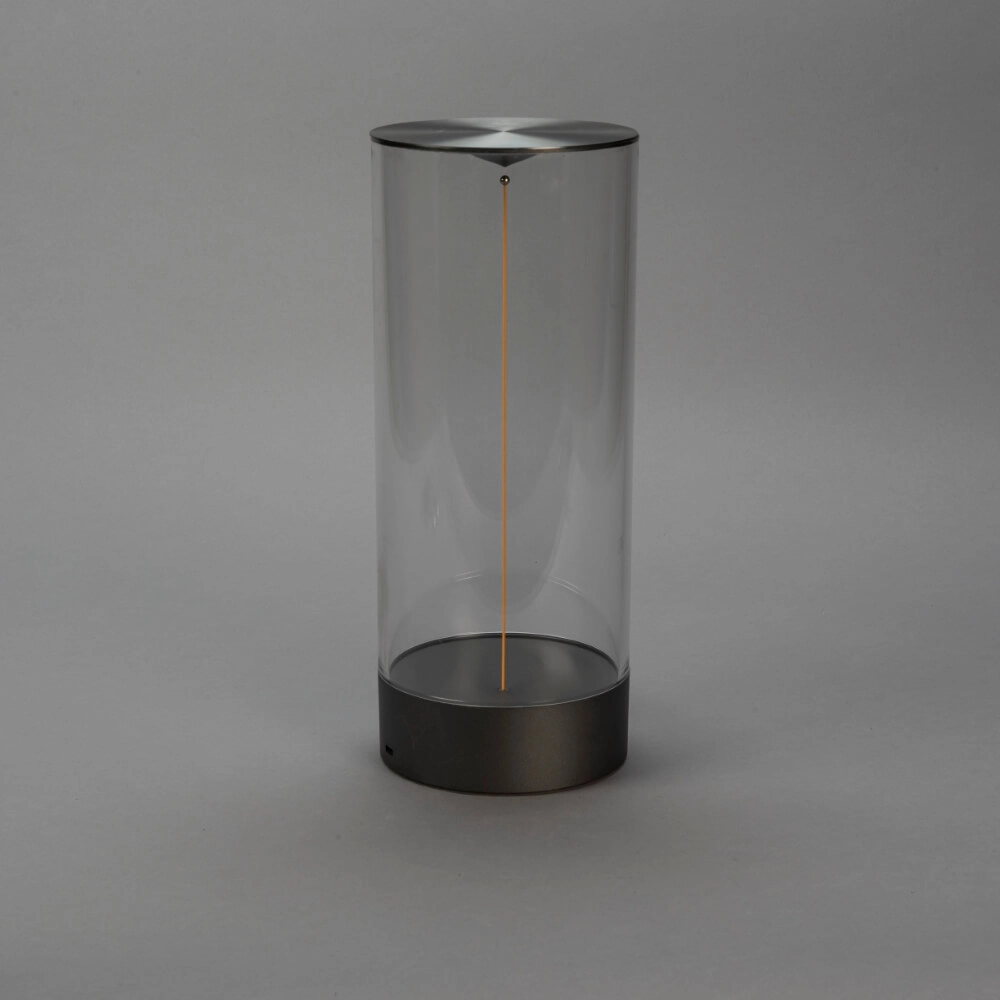 Rechargeable lamp Edison L anthracite