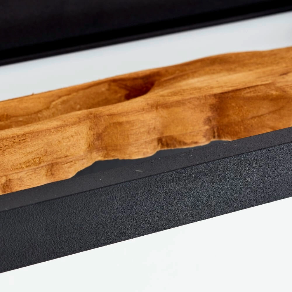 LED bedside lamp Chaumont with wood Brilliant 4004353411779