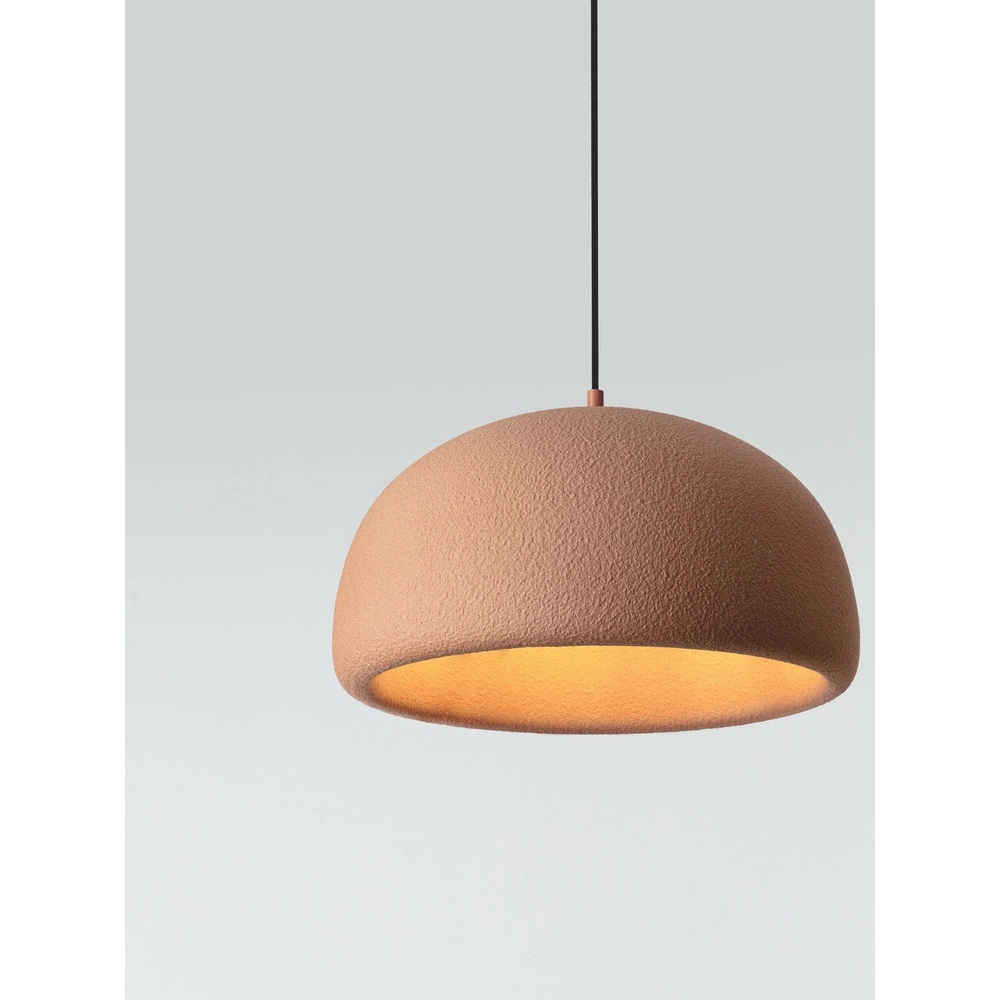 Modern pendant lamp Davo terracotta Ø 43cm Lyora 5212017495648