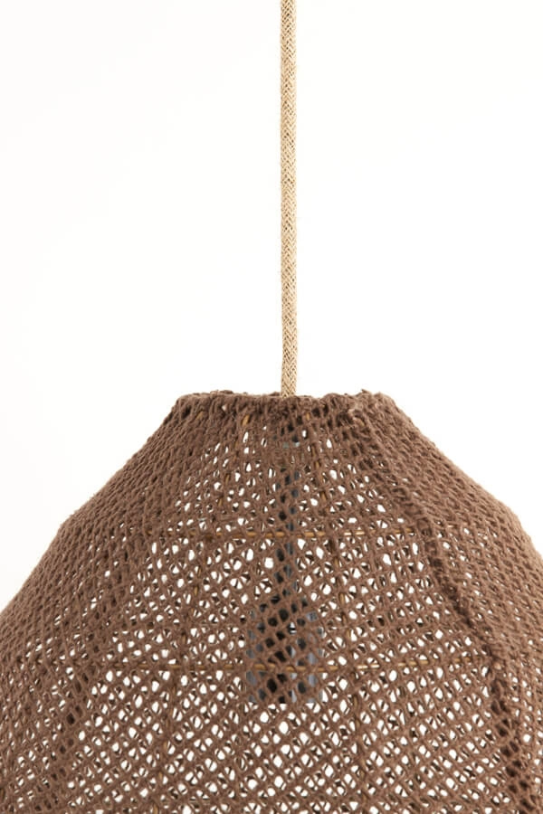 Japandi pendant lamp Makassar brown Ø 42cm Light & Living 8717807706449
