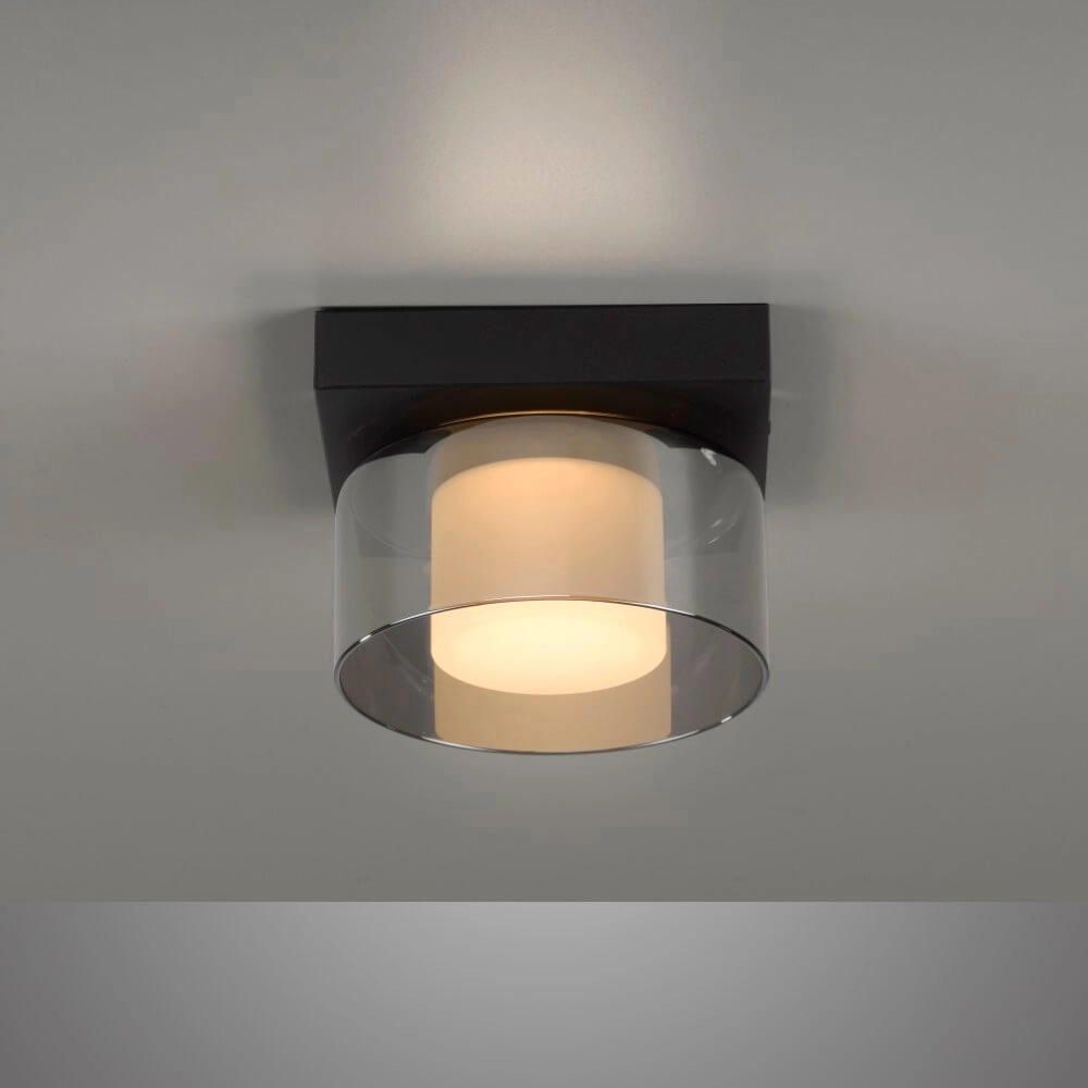 Black ceiling lamp Rika 1-light black Paul Neuhaus 4012248385012