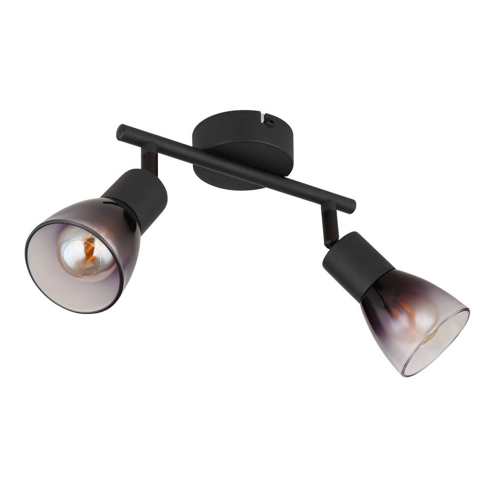 Black ceiling lamp Satella 2-light Globo 9007371449927