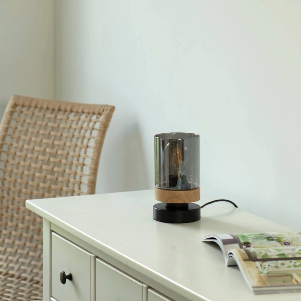 Table lamp Pasqual black Just Light 4043689986087