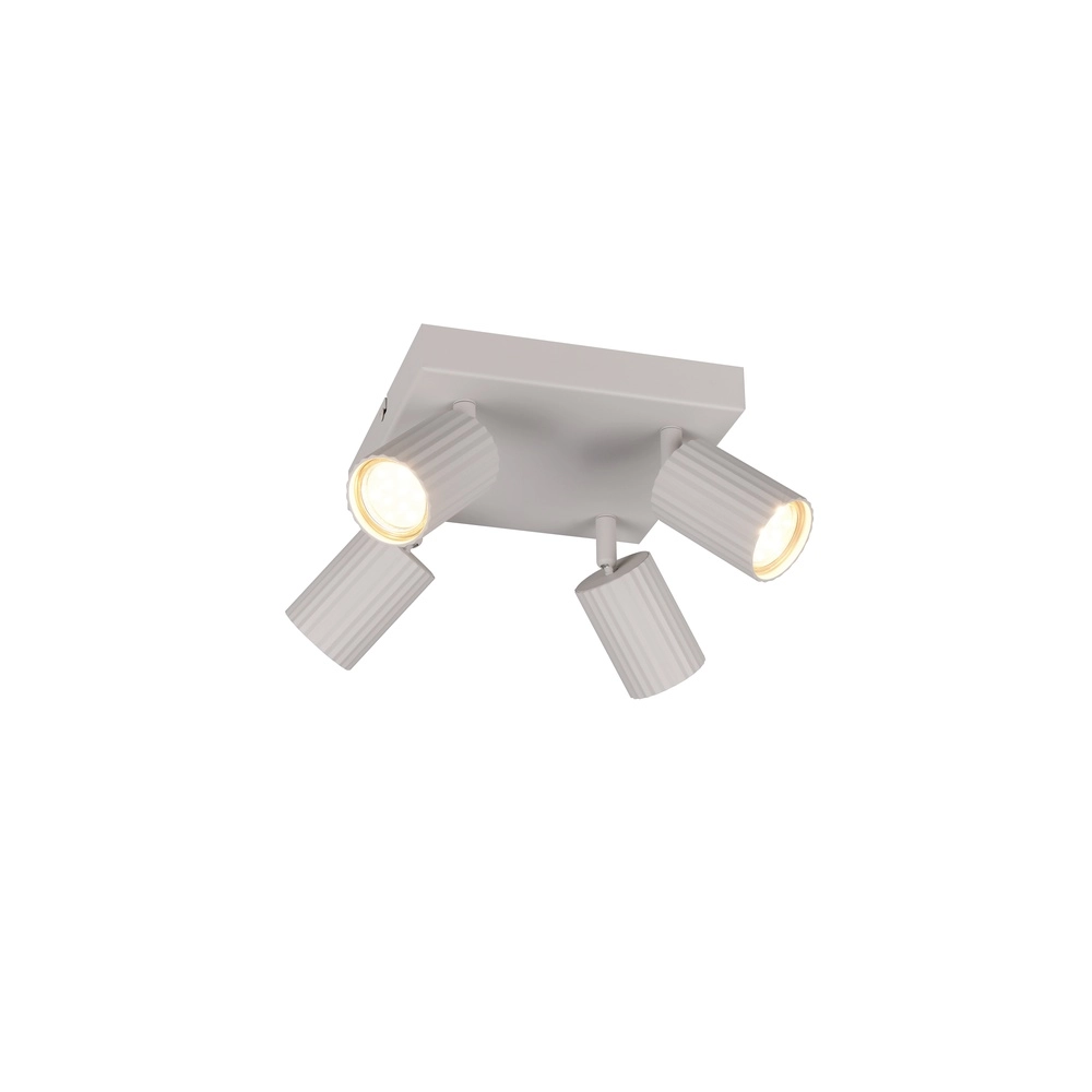 Surface-mounted spot Soka 4-light grey