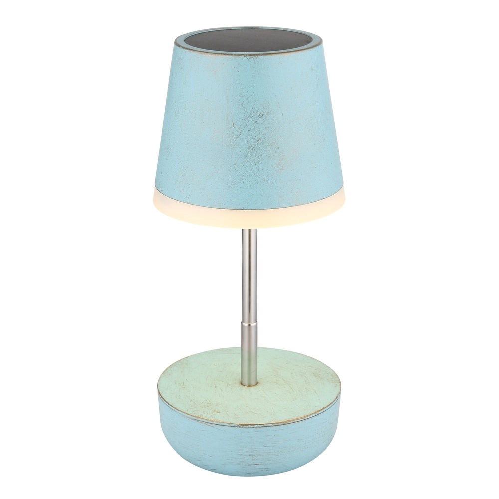 Solar table lamp Felina blue