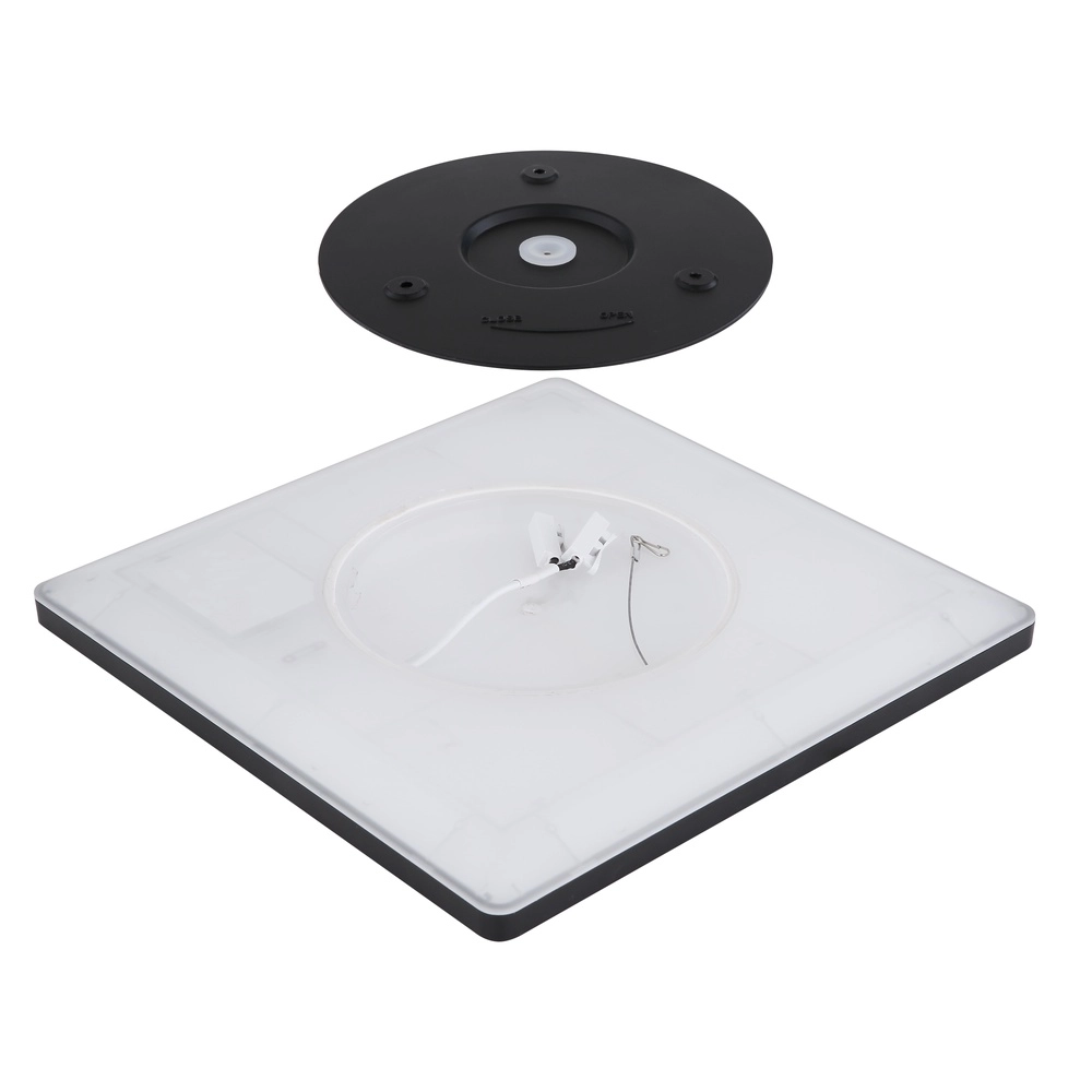 Ceiling light Sapana Square 42cm Black Globo 9007371429738