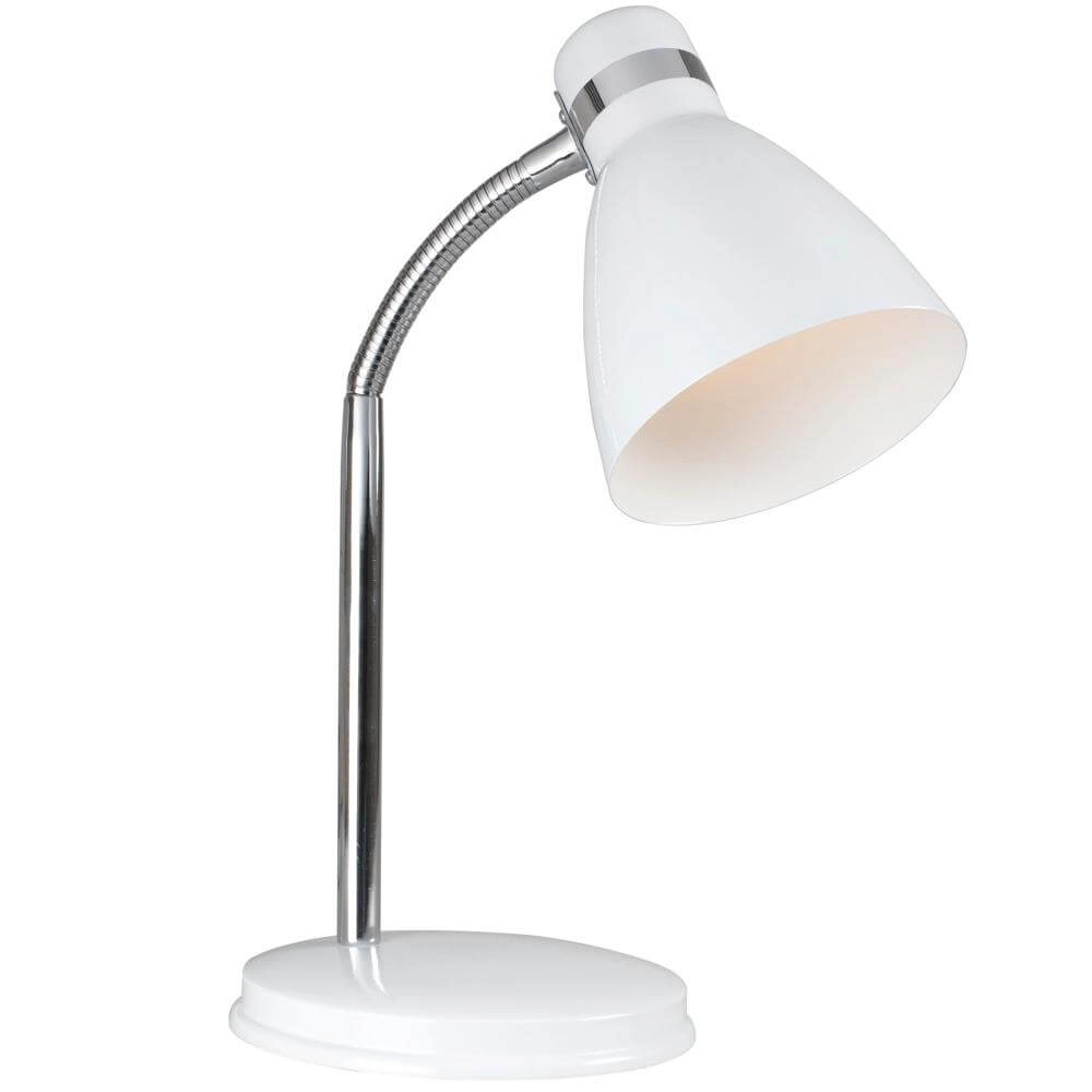 White table lamp Cyclone design
