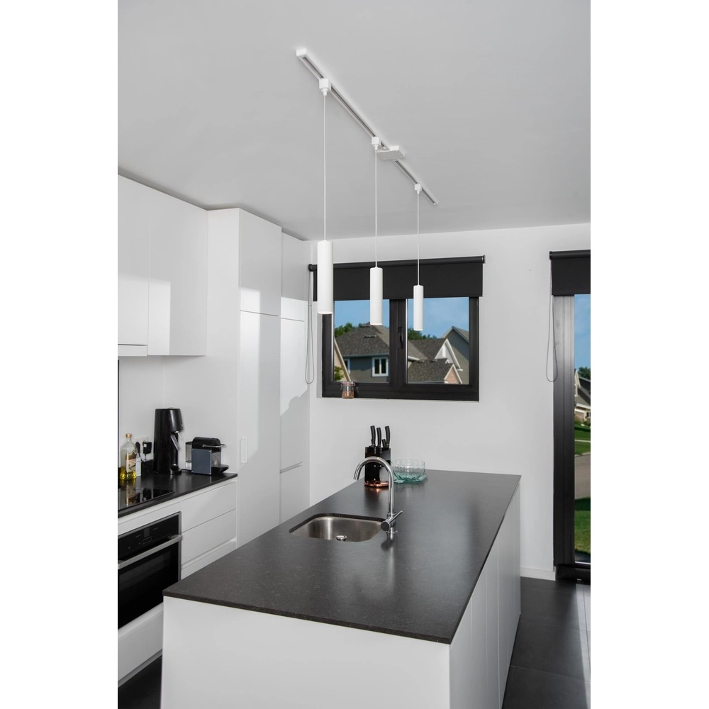 Rail pendant light Track Floris 1-phase white Lucide 5411212093875
