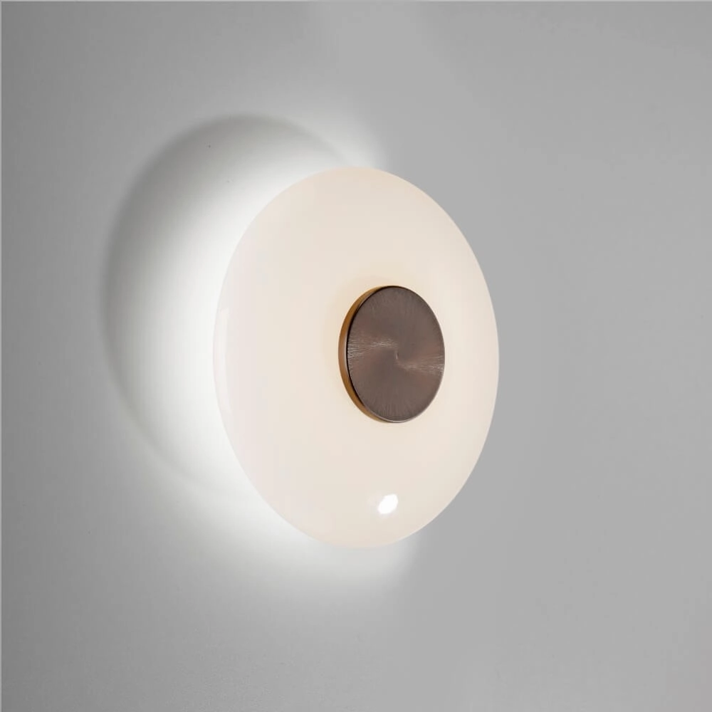 Design wall lamp Pure Vitrum brown Paul Neuhaus 4012248382493