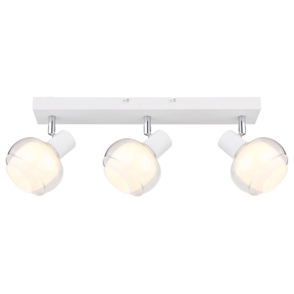 White ceiling lamp Tokki 3-light Globo 9007371449040