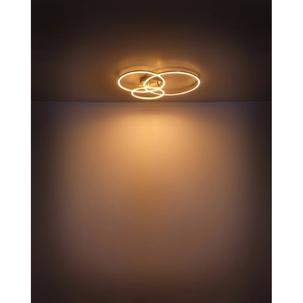 Modern ceiling lamp Munni nickel Globo 9007371395842