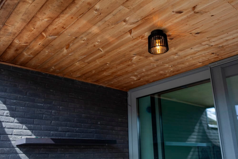 Black ceiling lamp Shyne black Lutec 6939412015569