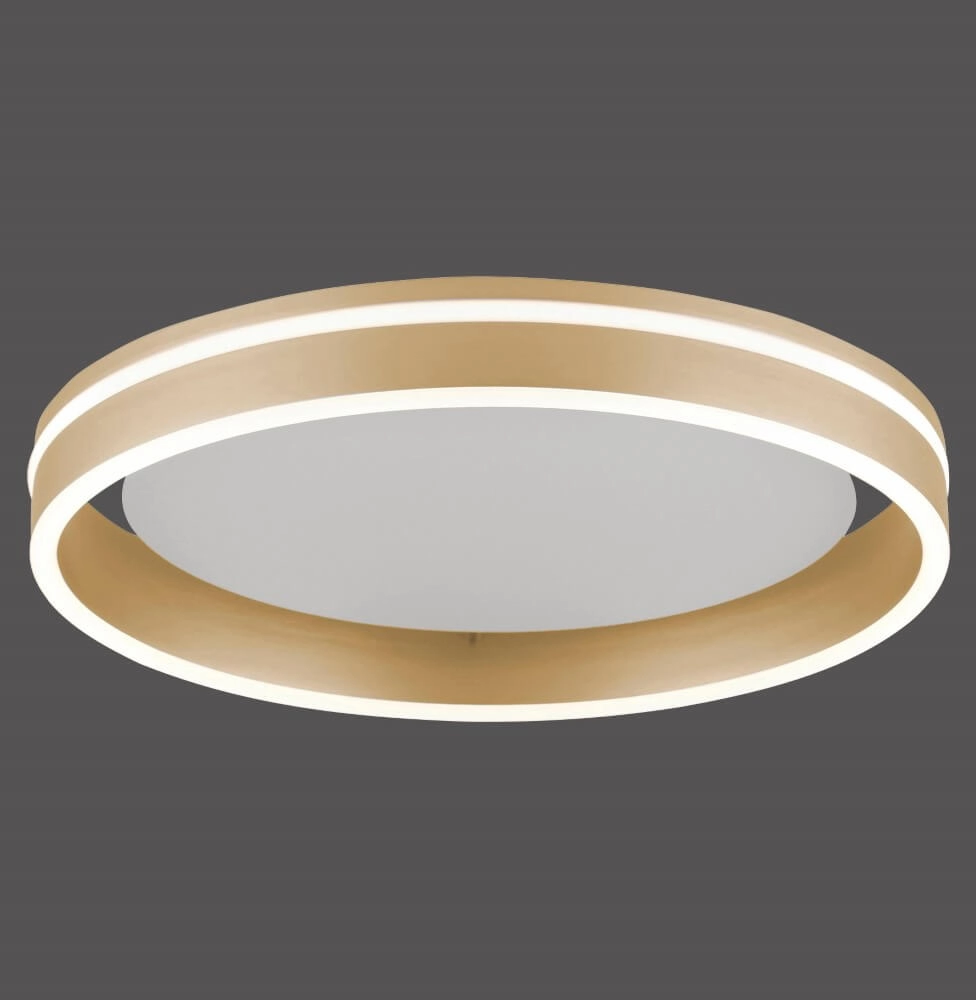 Ceiling lamp Q-Vito Ø 40cm brass Paul Neuhaus 4012248333860
