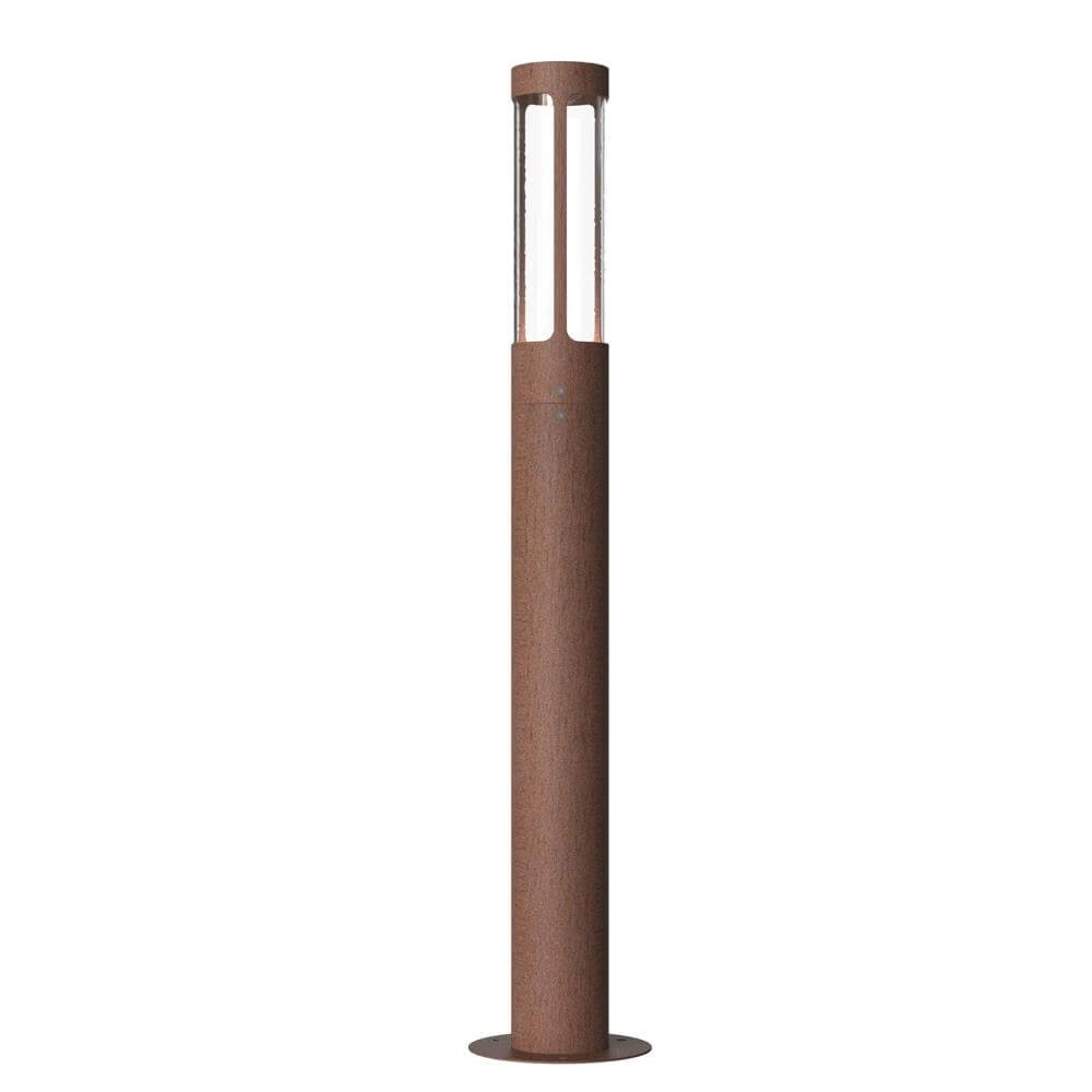 Sleek path lighting Helix Rusty brown