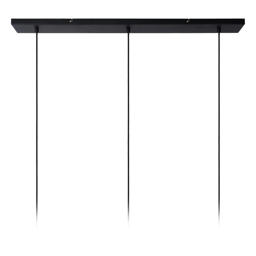 Pendant lamp Magius 3-light rattan Lucide 5411212031693