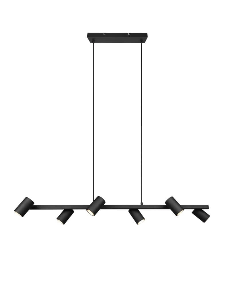 Black hanging lamp Marley Trio 4017807523652