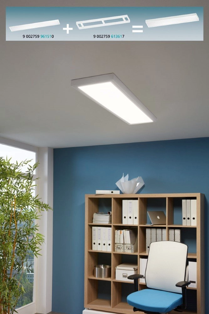LED flush ceiling light Salobrena 1 120cm white Eglo 9002759961510
