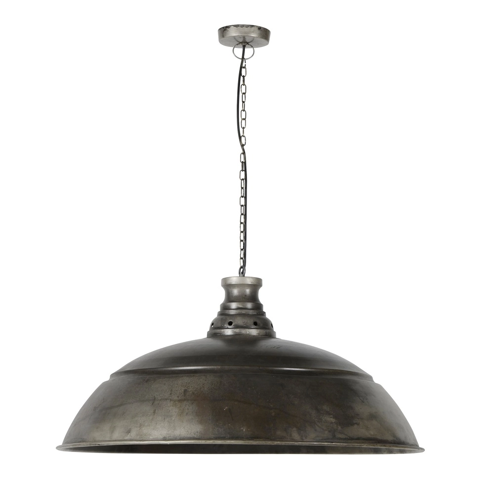 Industrial pendant lamp Industry Ø 80cm - old silver Lyora 8716803511781