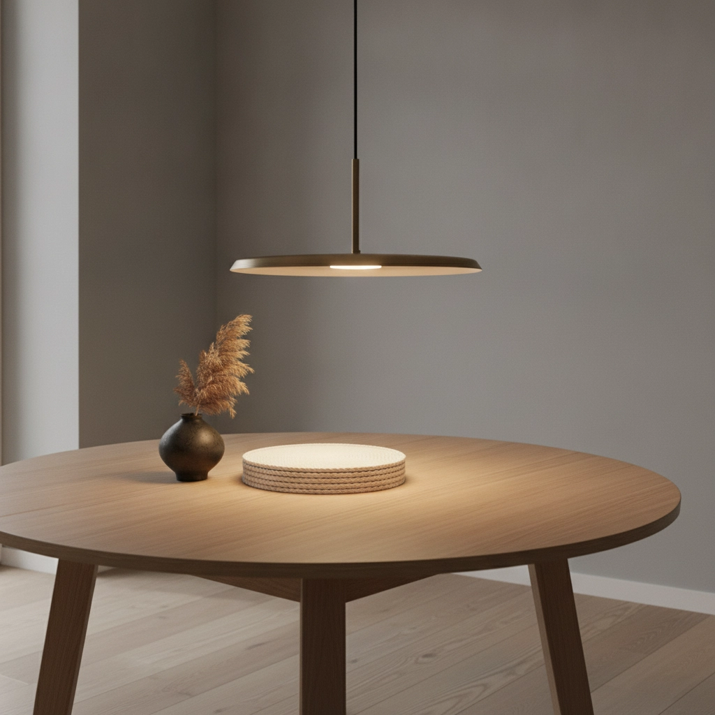 Modern pendant lamp Osorno bronze Ø 35cm