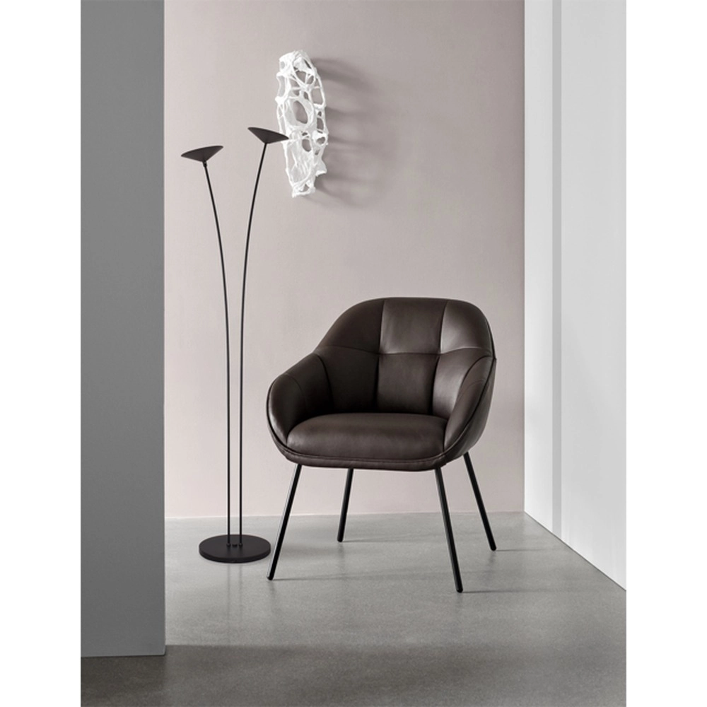 2-light floor lamp Ceppo Black Masterlight 8718121348612