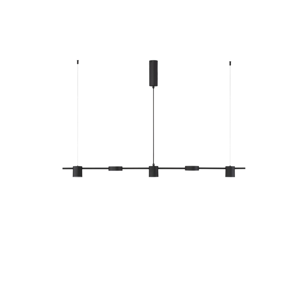 Black pendant lamp Nordik Design 127cm Lyora 5212017440709