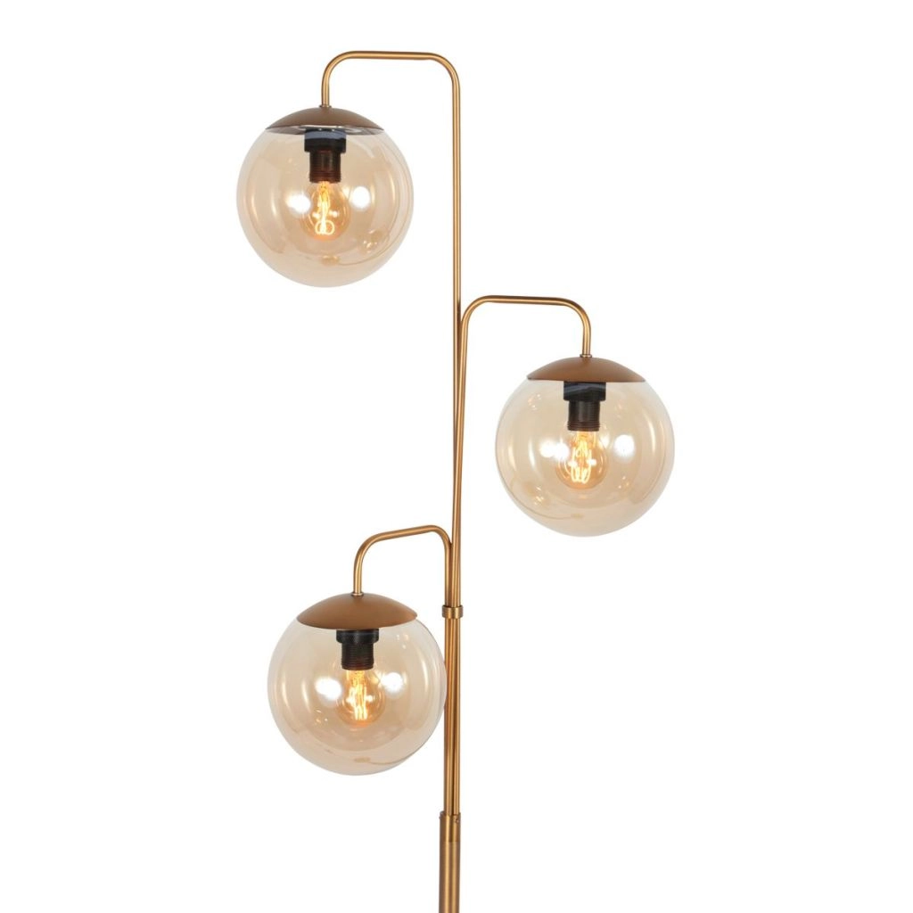 Floor lamp Bollique bronze Steinhauer 8712746184778